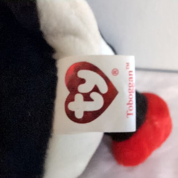 Ty Beanie Babies Snowdrift Bear Toboggan Penguin 2003 Christmas w/tags - Picture 16 of 16